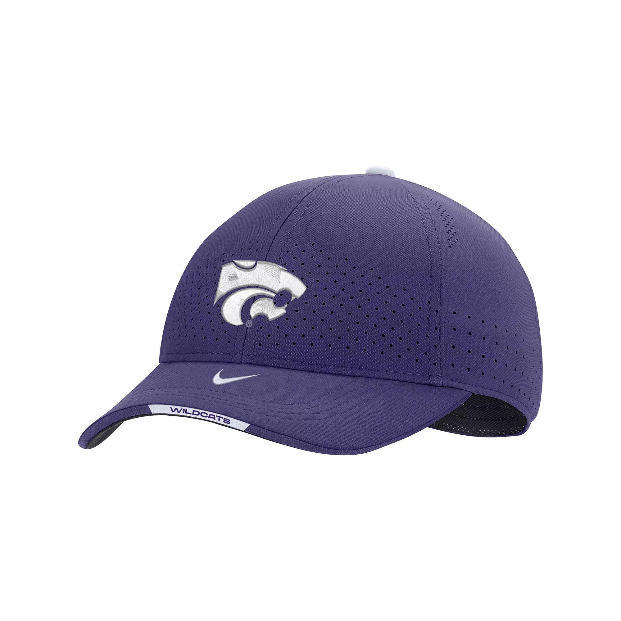 Men's Nike Purple Kansas State Wildcats Classic99 Swoosh Performance Flex Hat Product Image