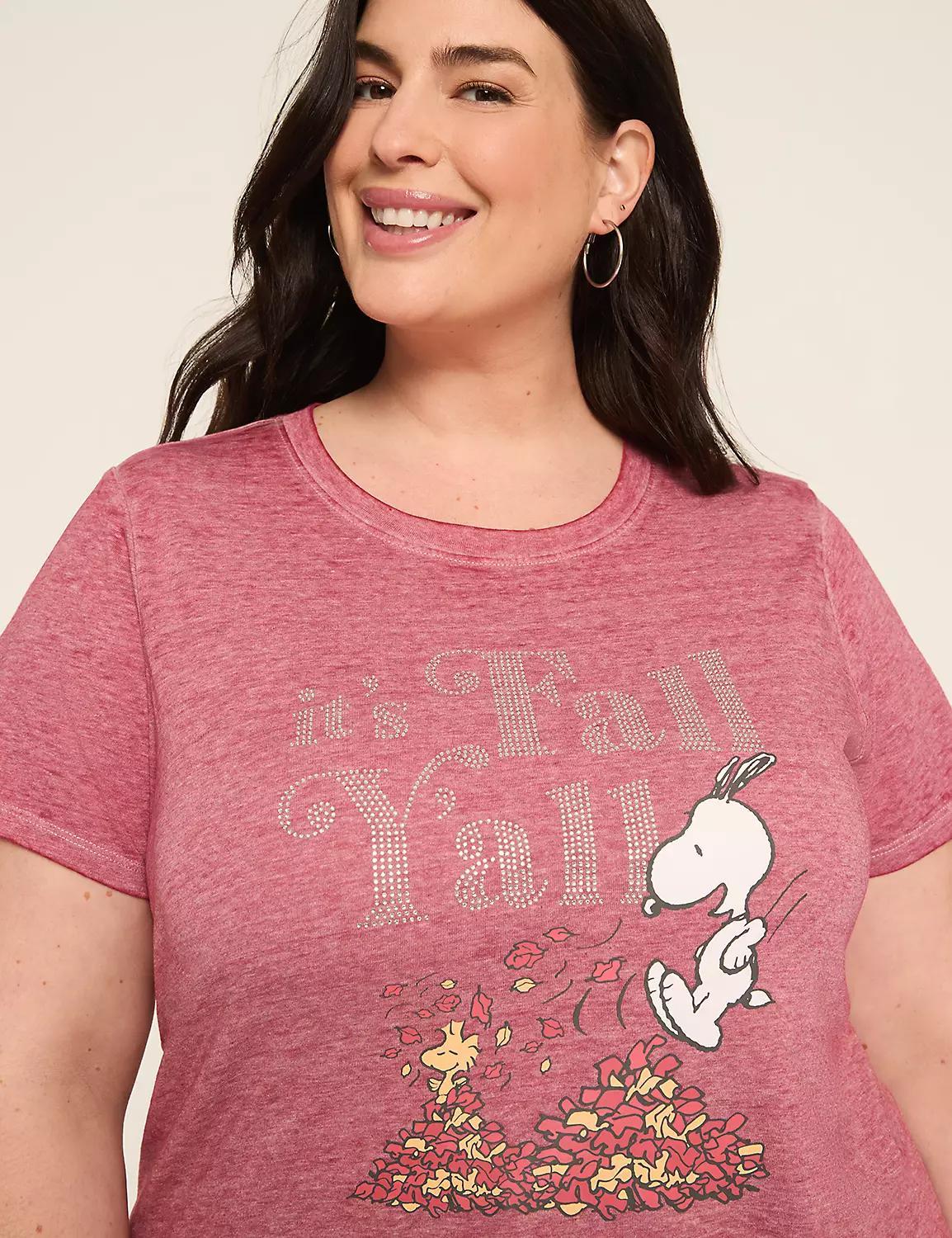 Embellished Snoopy It's Fall Yall Graphic Tee Product Image
