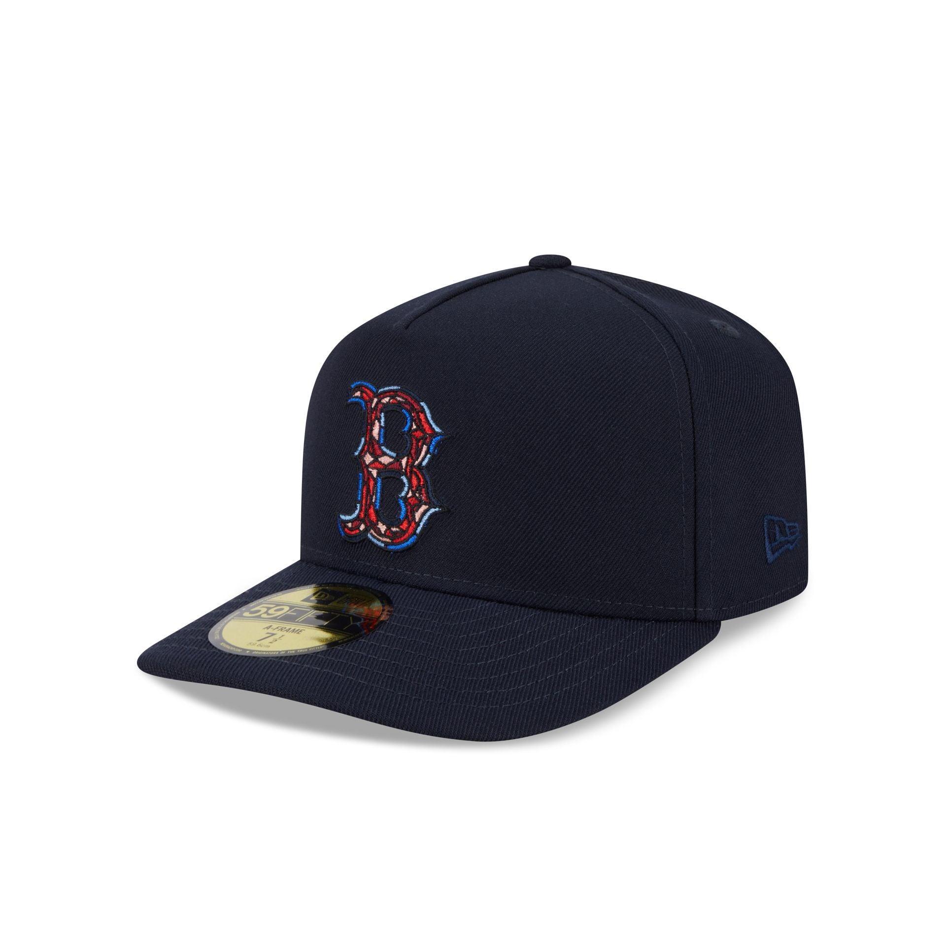 Boston Red Sox Stained Glass 59FIFTY A-Frame Fitted Hat Male Product Image