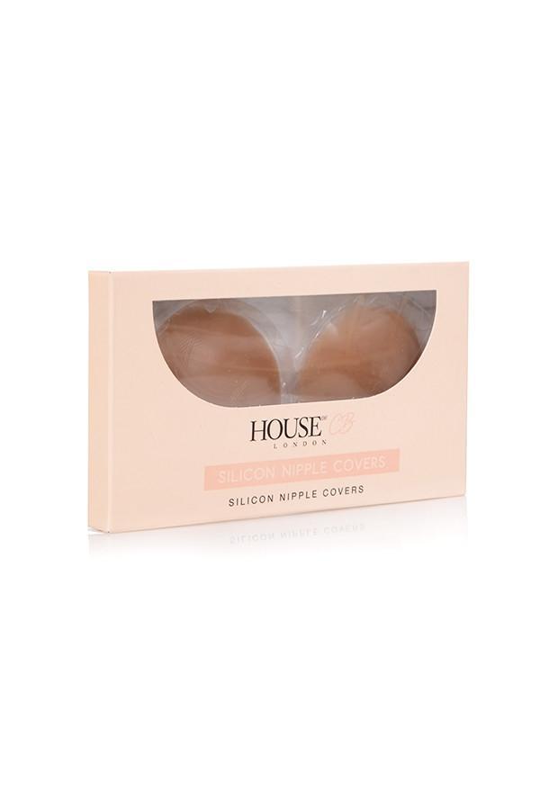  silicon reusable nipple covers - caramel Product Image