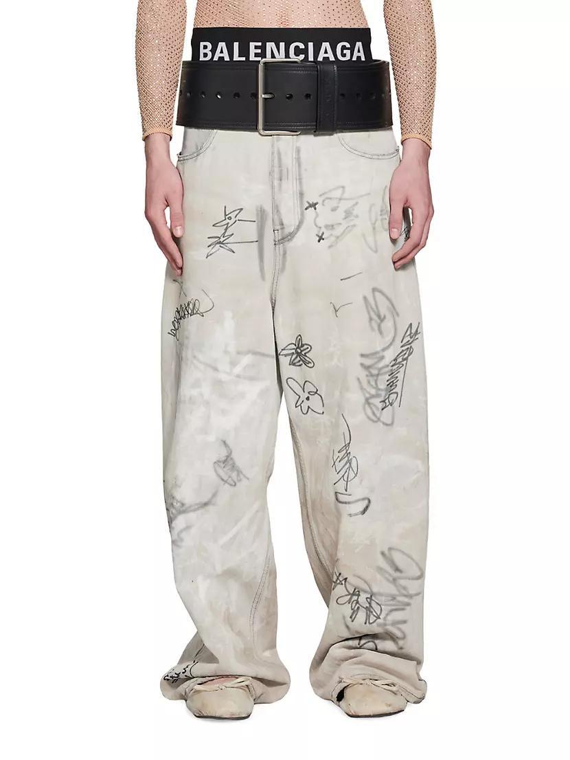 Graffiti Baggy Pants Product Image