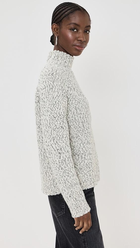 Vince Tonal Marl Textured Turtleneck | Shopbop Product Image