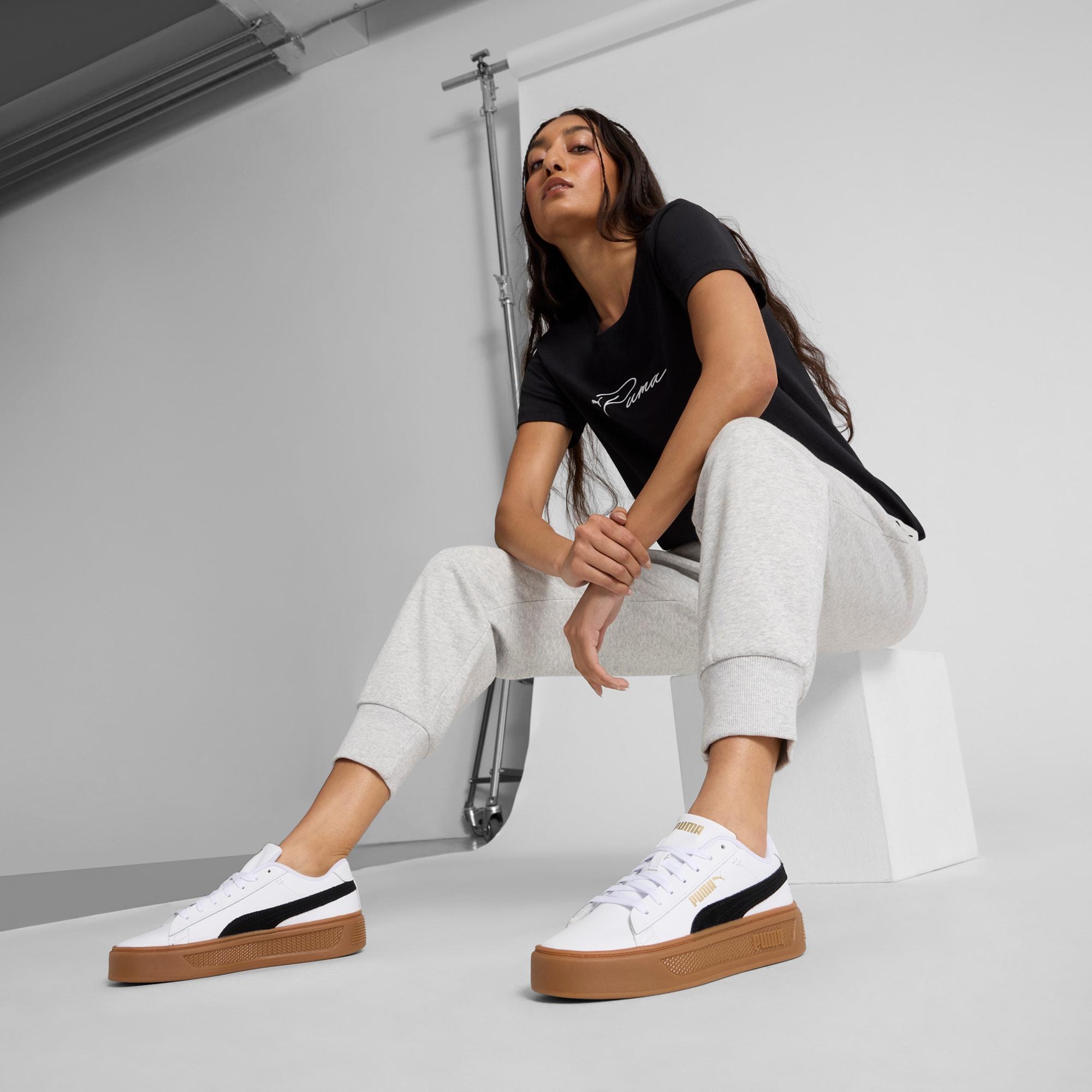 PUMA Smash 3.0 Mono Twist Women's Sneakers Product Image