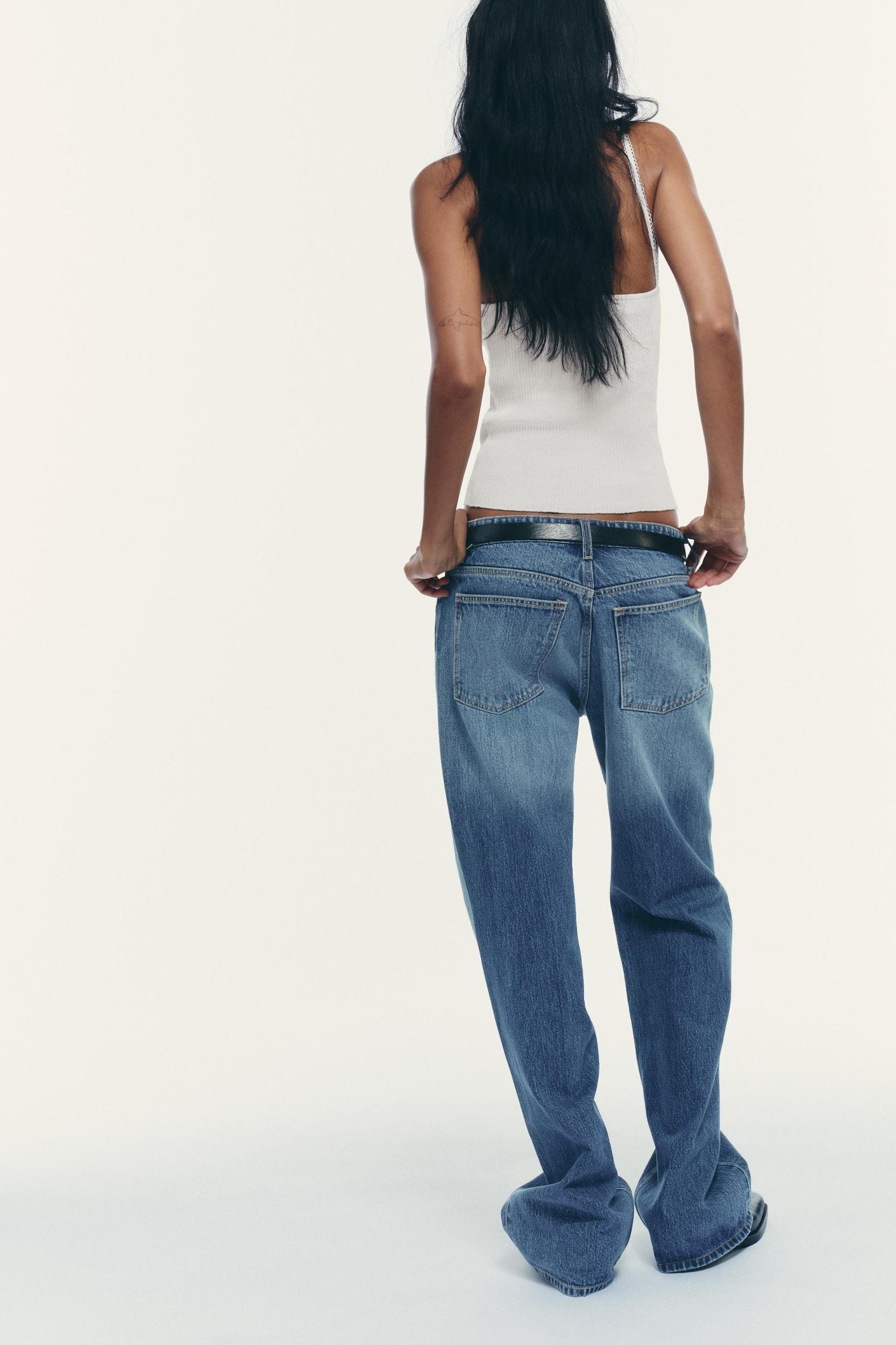 TRF MID-RISE WIDE LEG JEANS Product Image