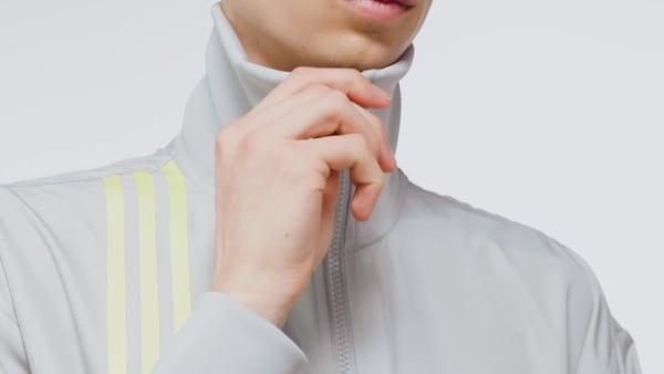 adidas Fashion Firebird Track Top Grey Two XL Mens Product Image