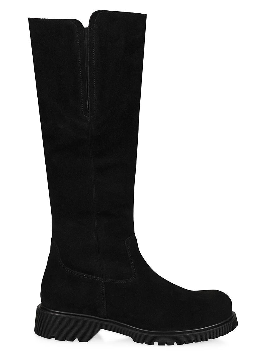 Womens Helene 38MM Suede Lug Sole Boots Product Image