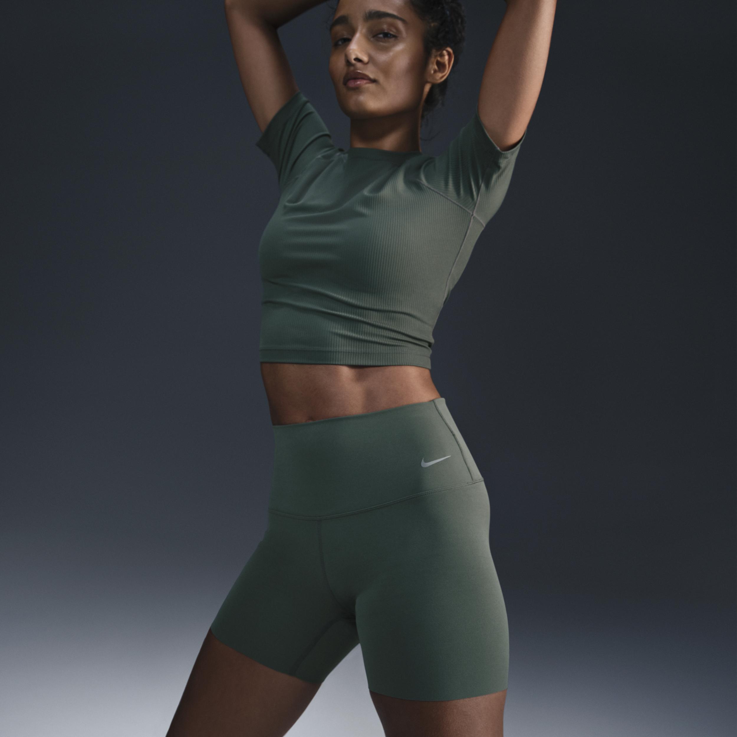 Nike Women's Zenvy Gentle-Support High-Waisted 5" Biker Shorts Product Image