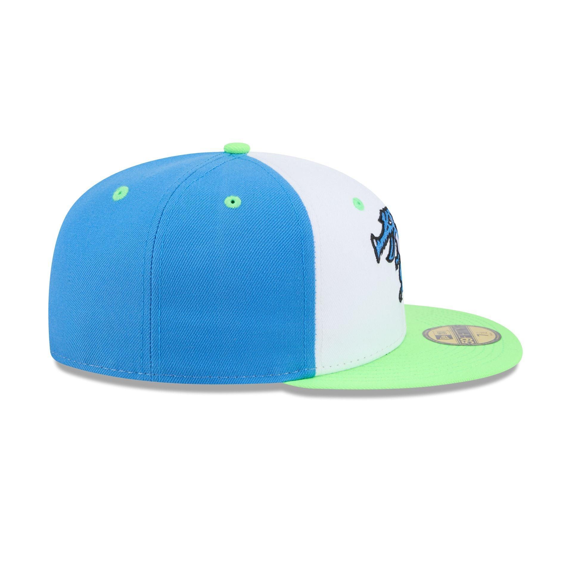 Myrtle Beach Pelicans Theme Night Blue 59FIFTY Fitted Hat Male Product Image