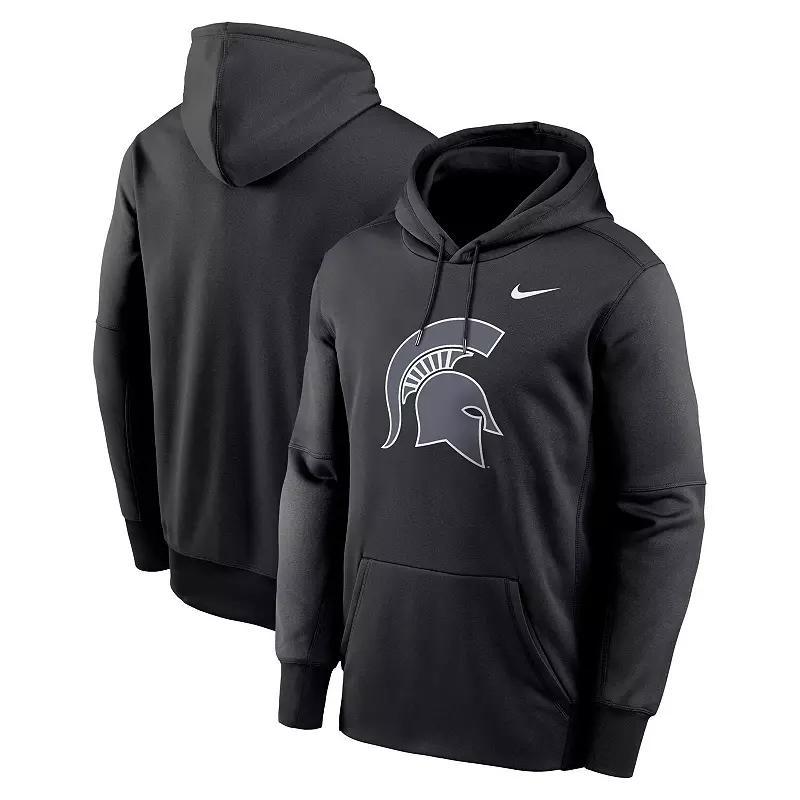 Men's Nike Black Michigan State Spartans Color Pop Performance Fleece Pullover Hoodie, Size: 2XL Product Image