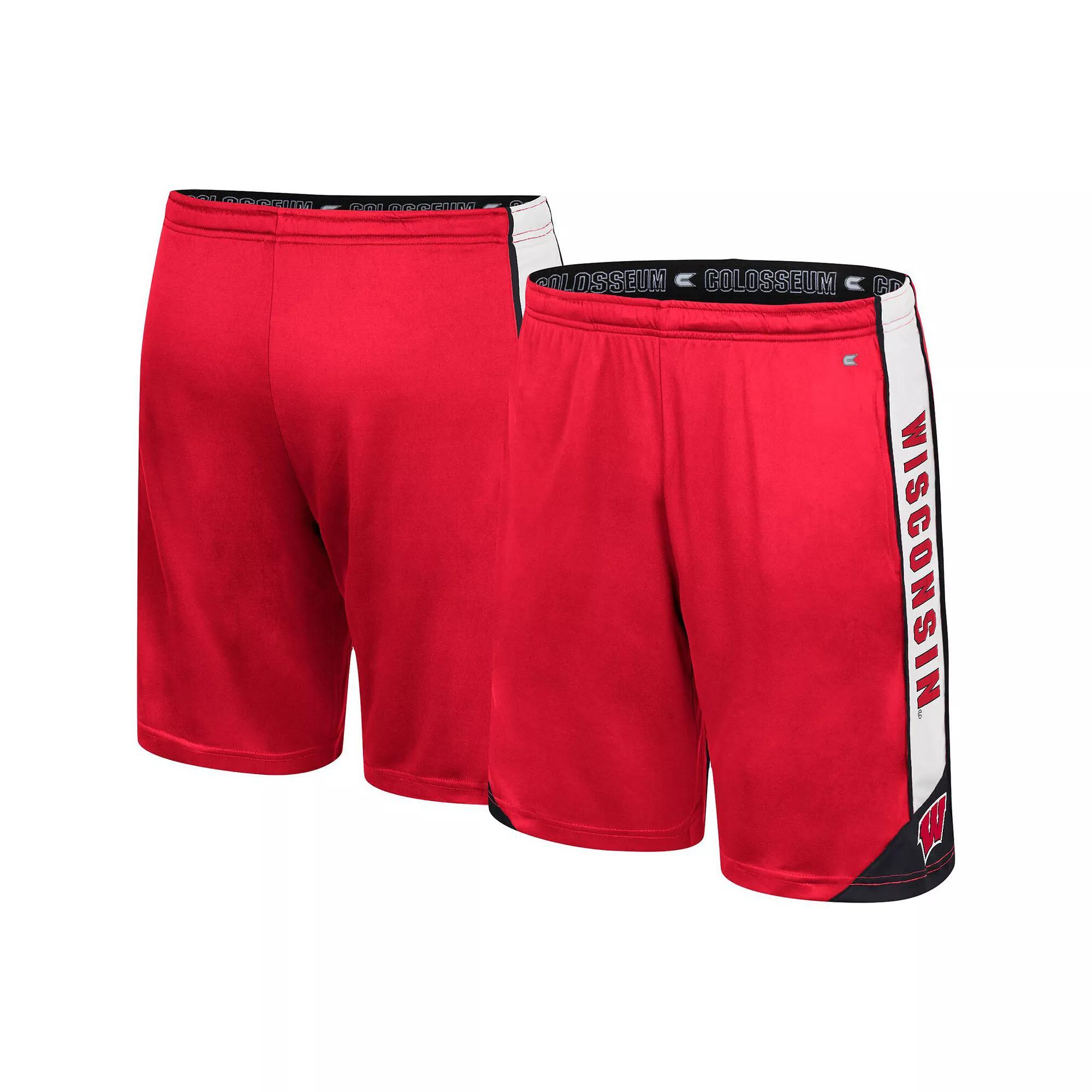 Mens Colosseum Wisconsin Badgers Haller Shorts Product Image