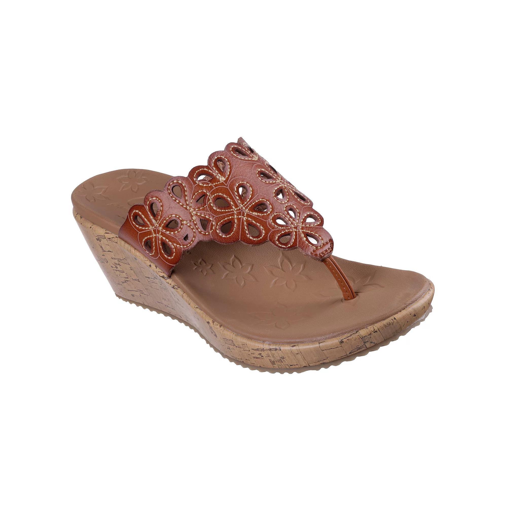 Skechers Cali® Beverlee Summer Spirit Women's Wedge Sandals, Size: 9, Luggage Product Image