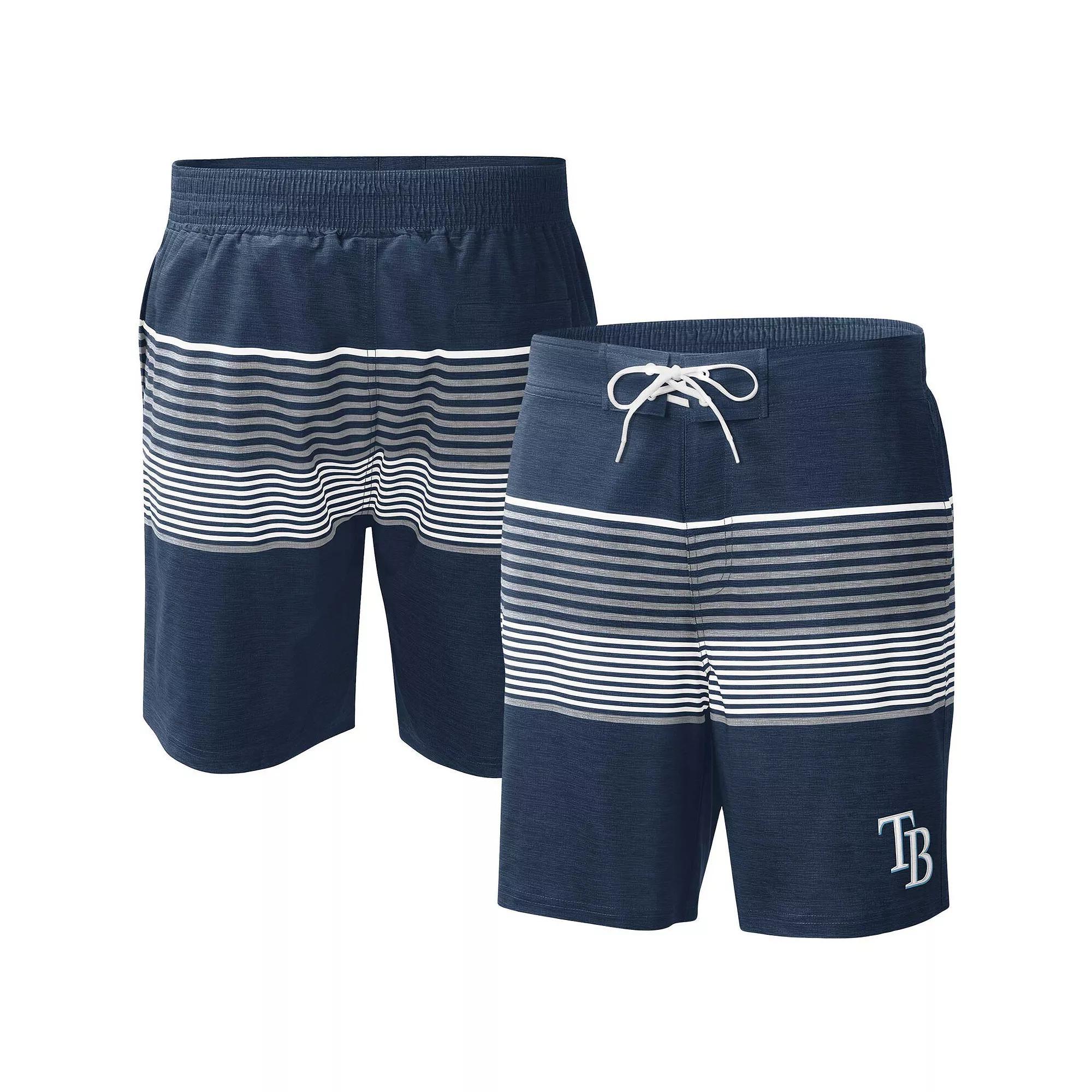 Men's G-III Sports by Carl Banks  Navy Tampa Bay Rays Coastline Volley Swim Shorts, Size: Large, Blue Product Image