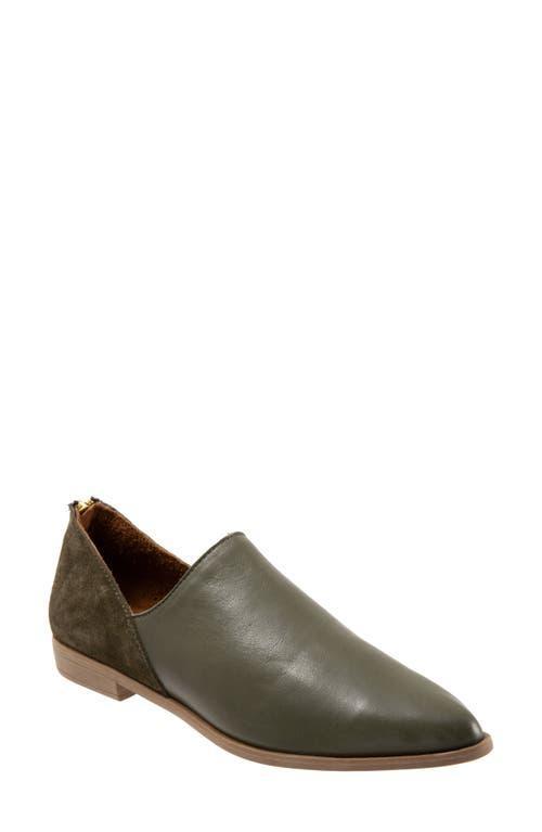 Bueno Beau Leather and Suede Back Zip Loafers Product Image