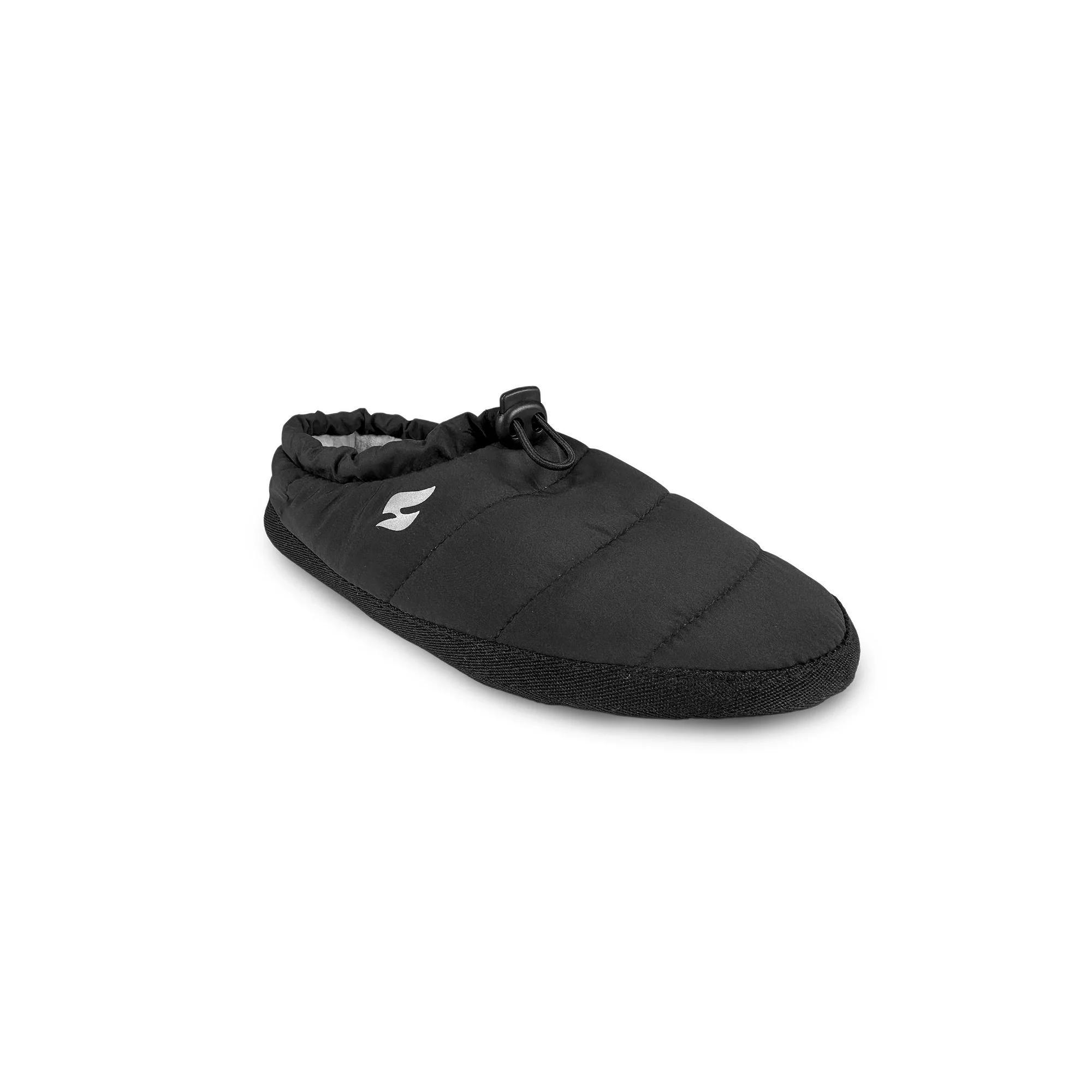 Heat Holders Men's Heatweaver Woven Adjustable Drawstring Slippers, Size: 13-14, Black Product Image