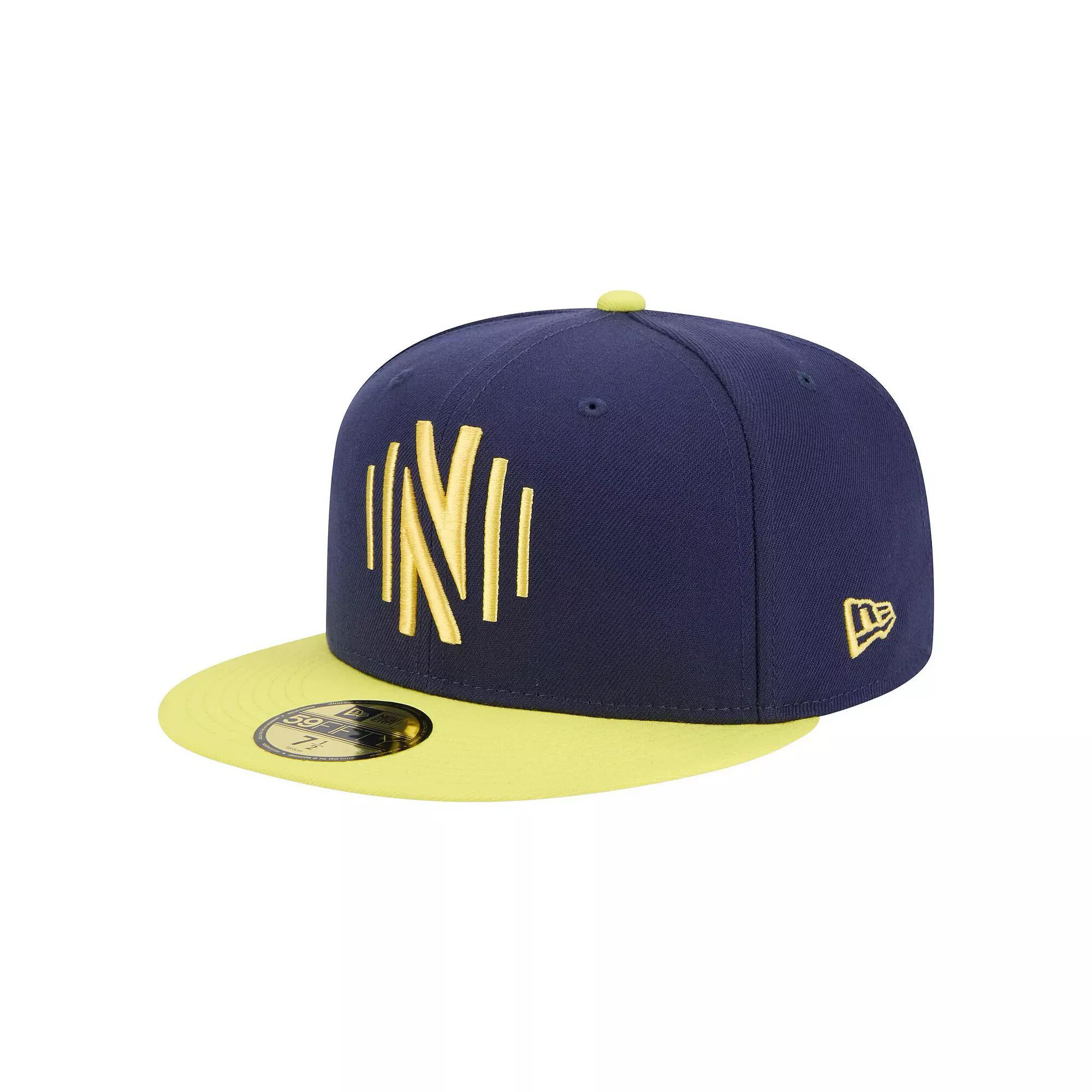 Men's New Era  Navy Nashville SC 2025 Kickoff 59FIFTY Fitted Hat, Size: 7 1/8, Mls Blue Product Image