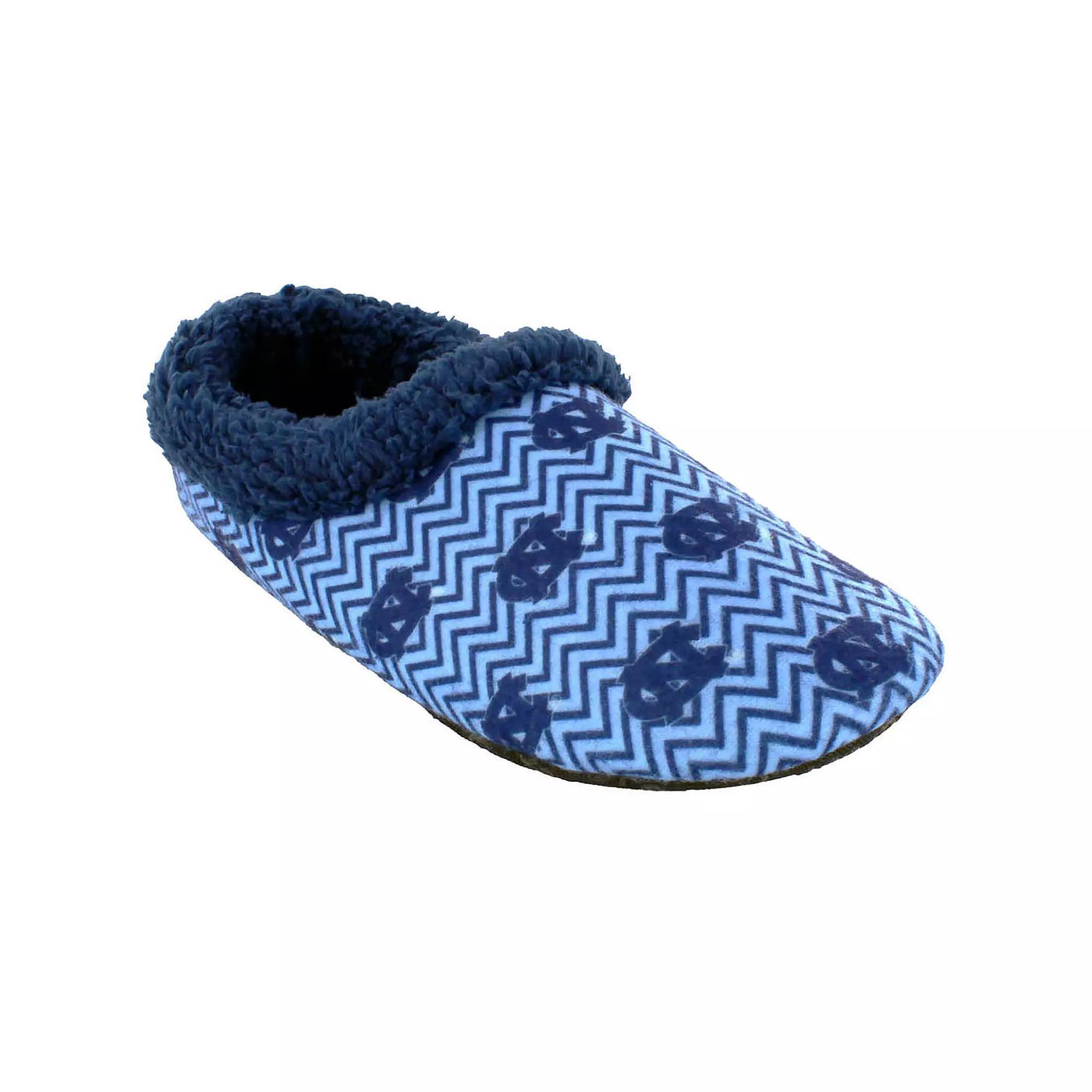 North Carolina Tar Heels Women's Chevron Slippers, Size: Medium, Team None Product Image