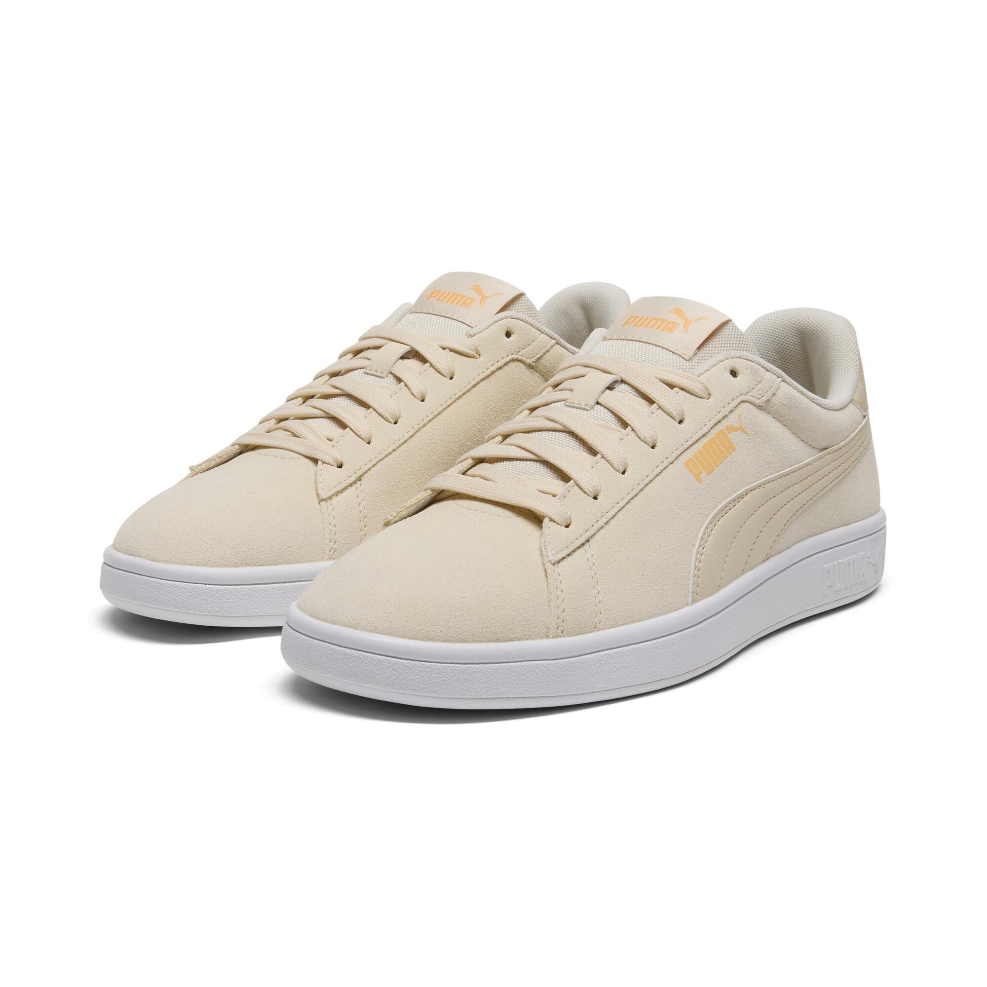 PUMA Smash 3.0 Geometric Men's Sneakers in Alpine Snow/Alpine Snow Product Image