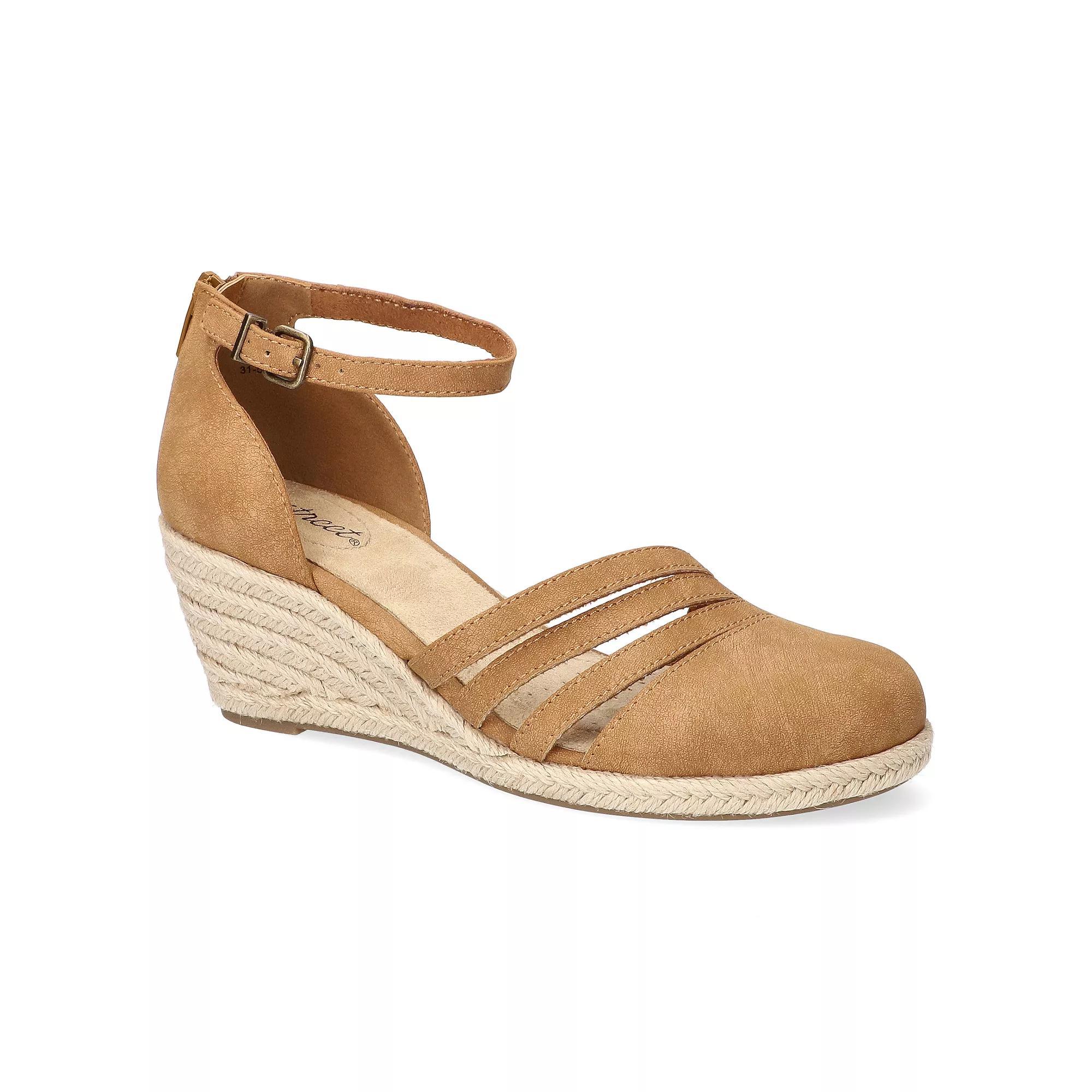 Easy Street Daytona Espadrille Women's Wedge Sandals, Size: 11 Wide Product Image