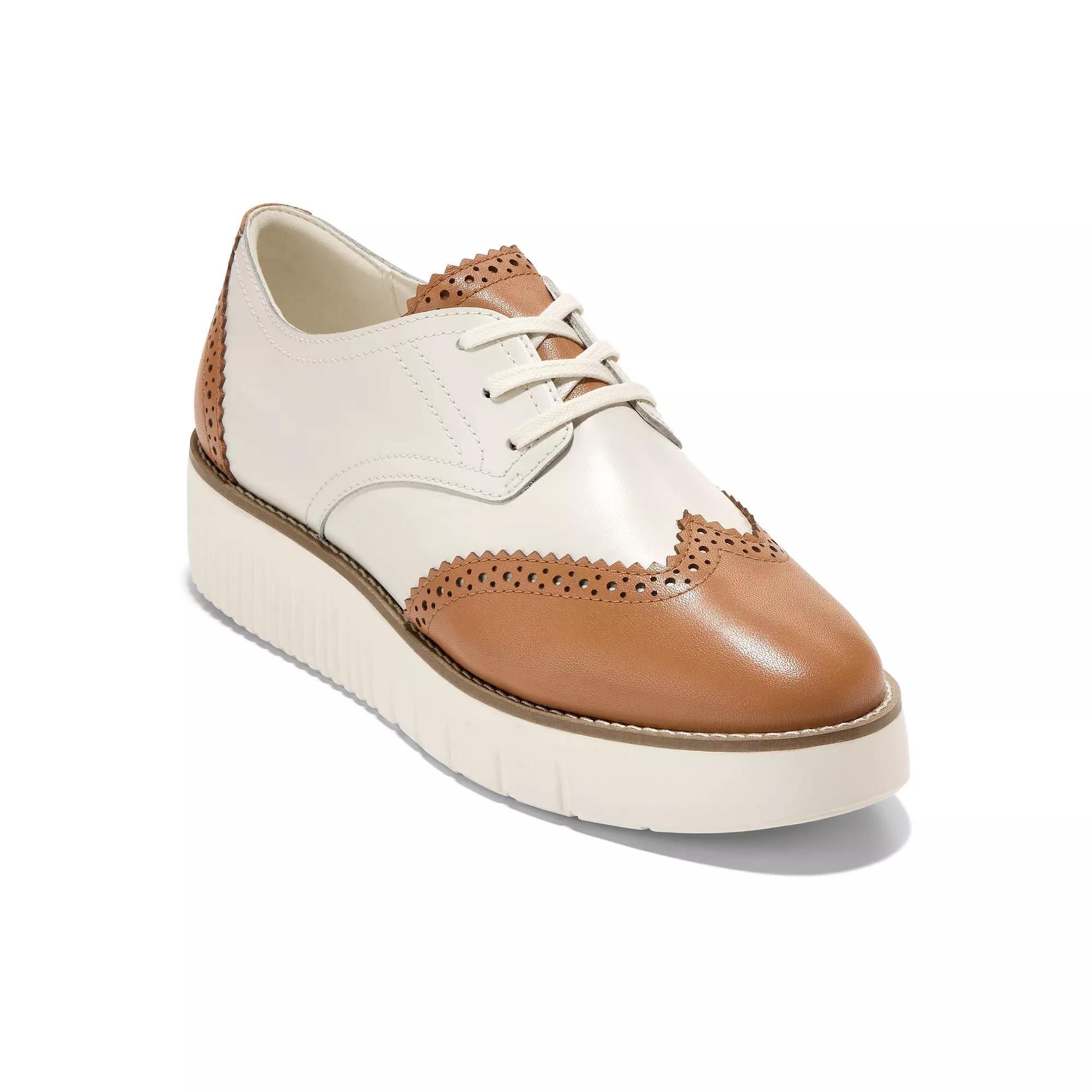 Cole Haan Grand City Women's Oxford Shoes, Size: 6.5, Ch Dark Crml Ivory Product Image