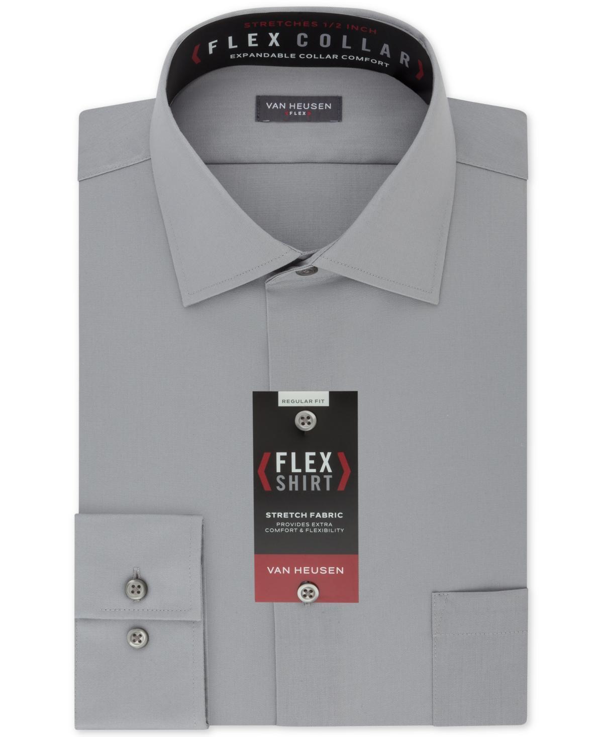 Calvin Klein Mens Slim-Fit Stretch Dress Shirt, Online Exclusive Created for Macys Product Image