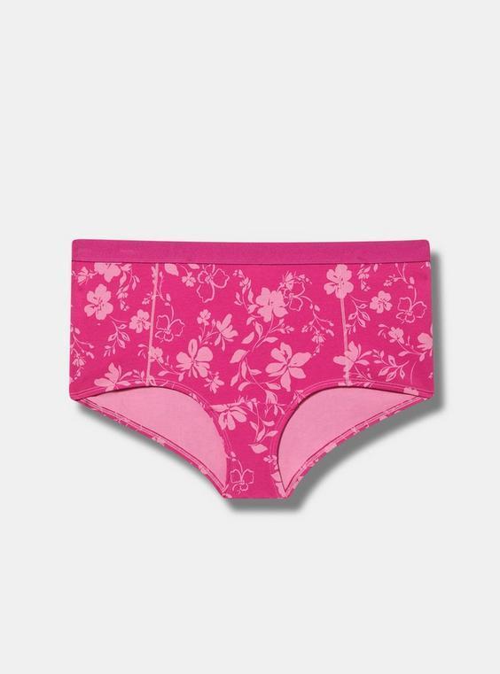 Cotton Mid-Rise Boyshort Panty Product Image