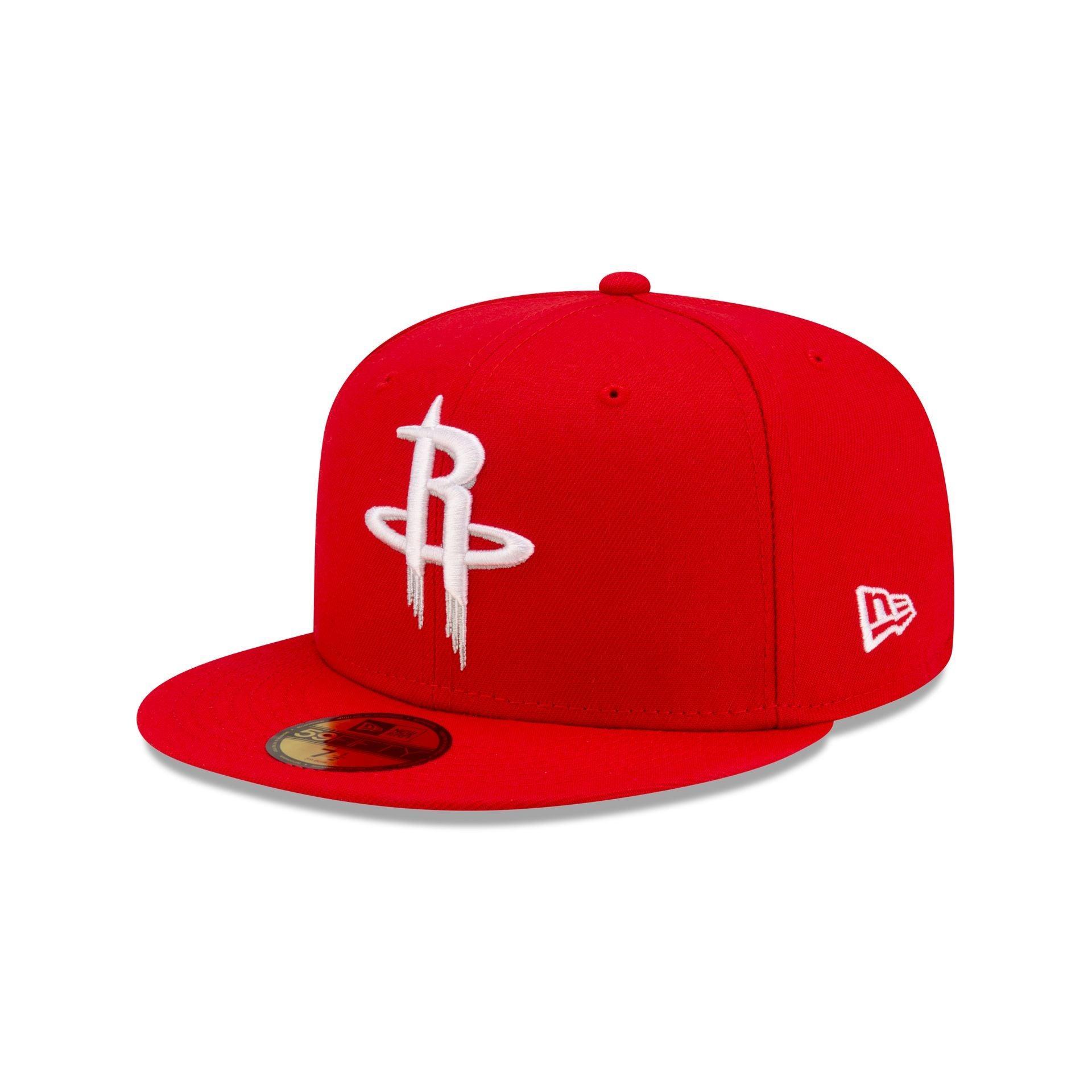 Houston Rockets Red 59FIFTY Fitted Hat Male Product Image