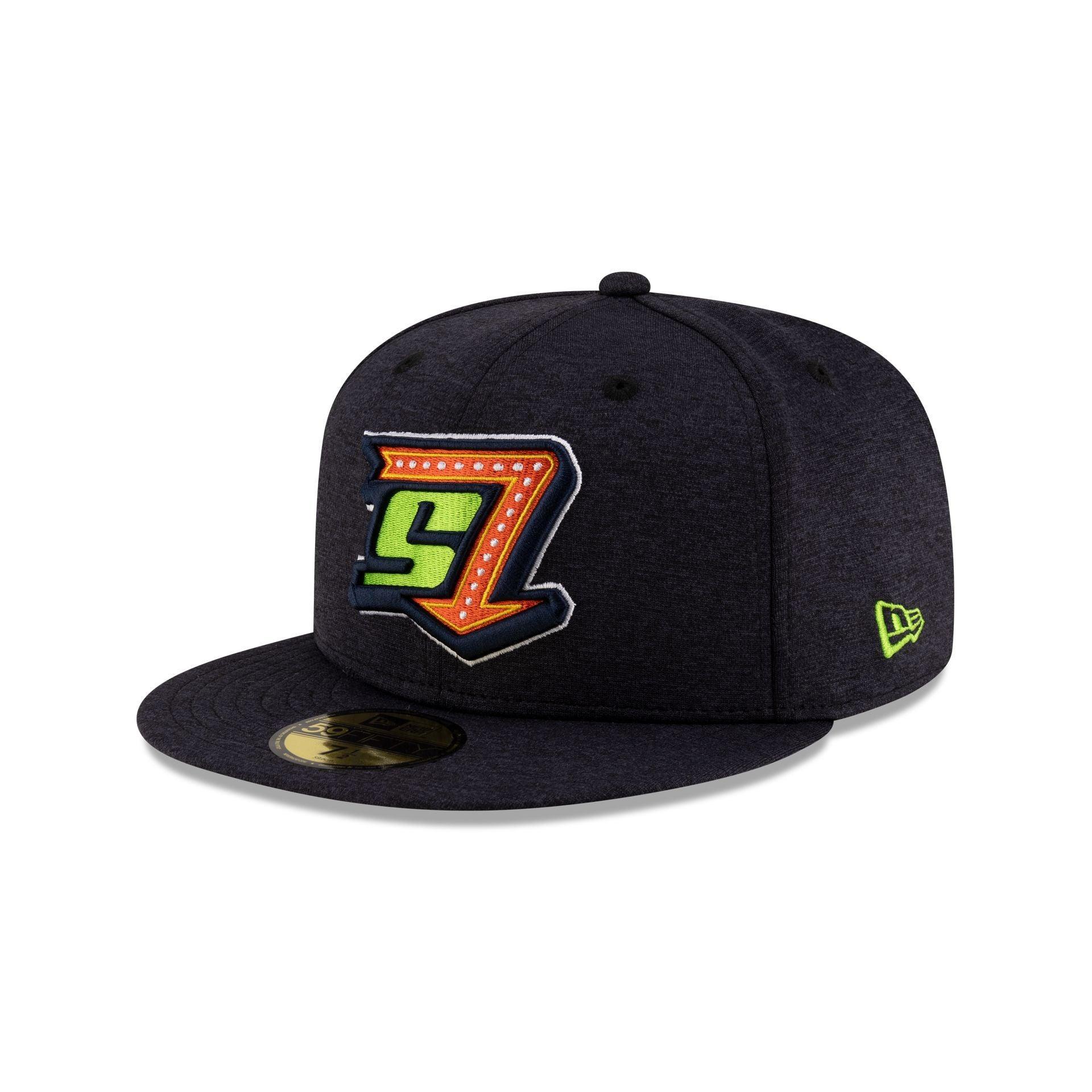 Hub City Spartanburgers Shadow Tech Navy 59FIFTY Fitted Hat Male Product Image