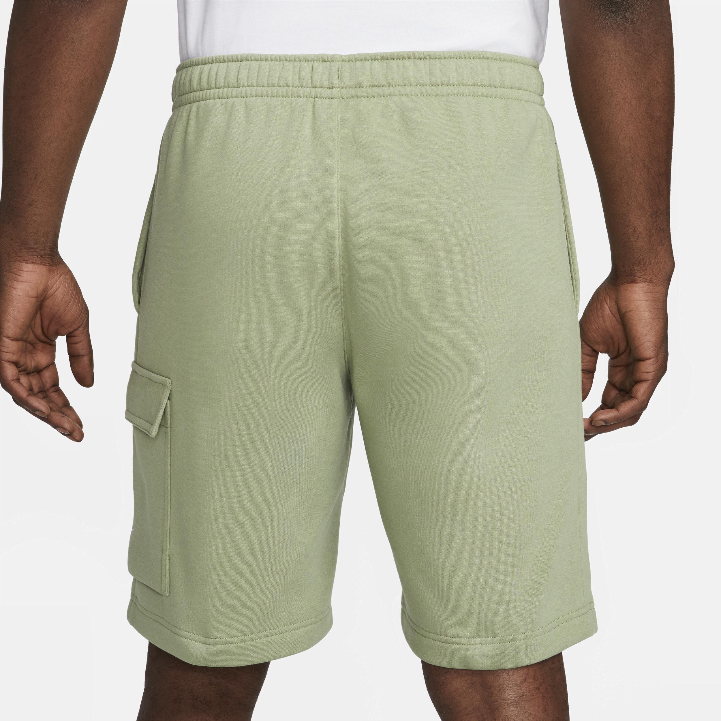 Nike Mens Cargo Club Shorts - Green/White Product Image