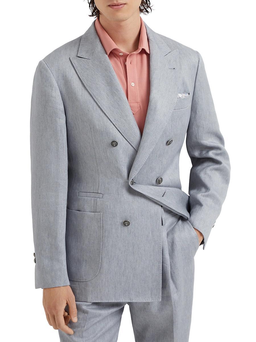 Mens One And A Half Breasted Deconstructed Blazer Product Image