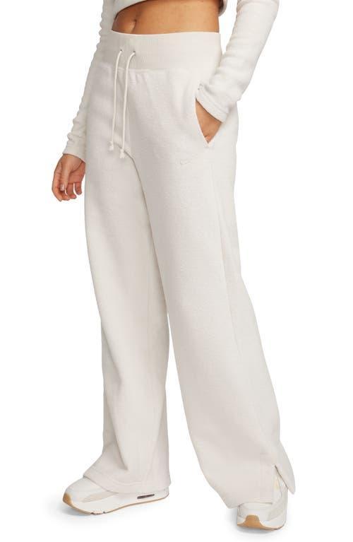 Womens Nike Sportswear Phoenix Plush High-Waisted Wide-Leg Cozy Fleece Pants Product Image