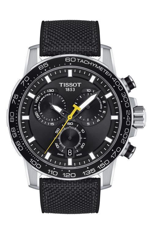 Tissot Mens Supersport Chronograph Fabric Strap Watch Product Image