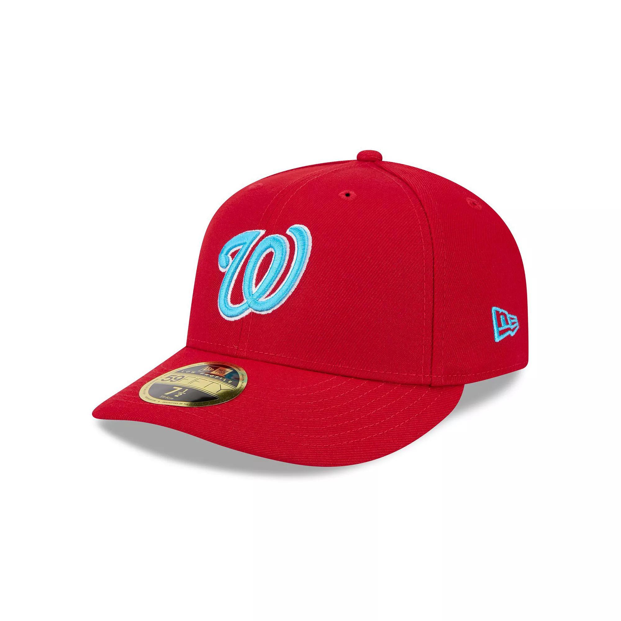 Men's New Era Red Washington Nationals 2024 Father's Day Low Profile 59FIFTY Fitted Hat, Size: 7 1/2 Product Image