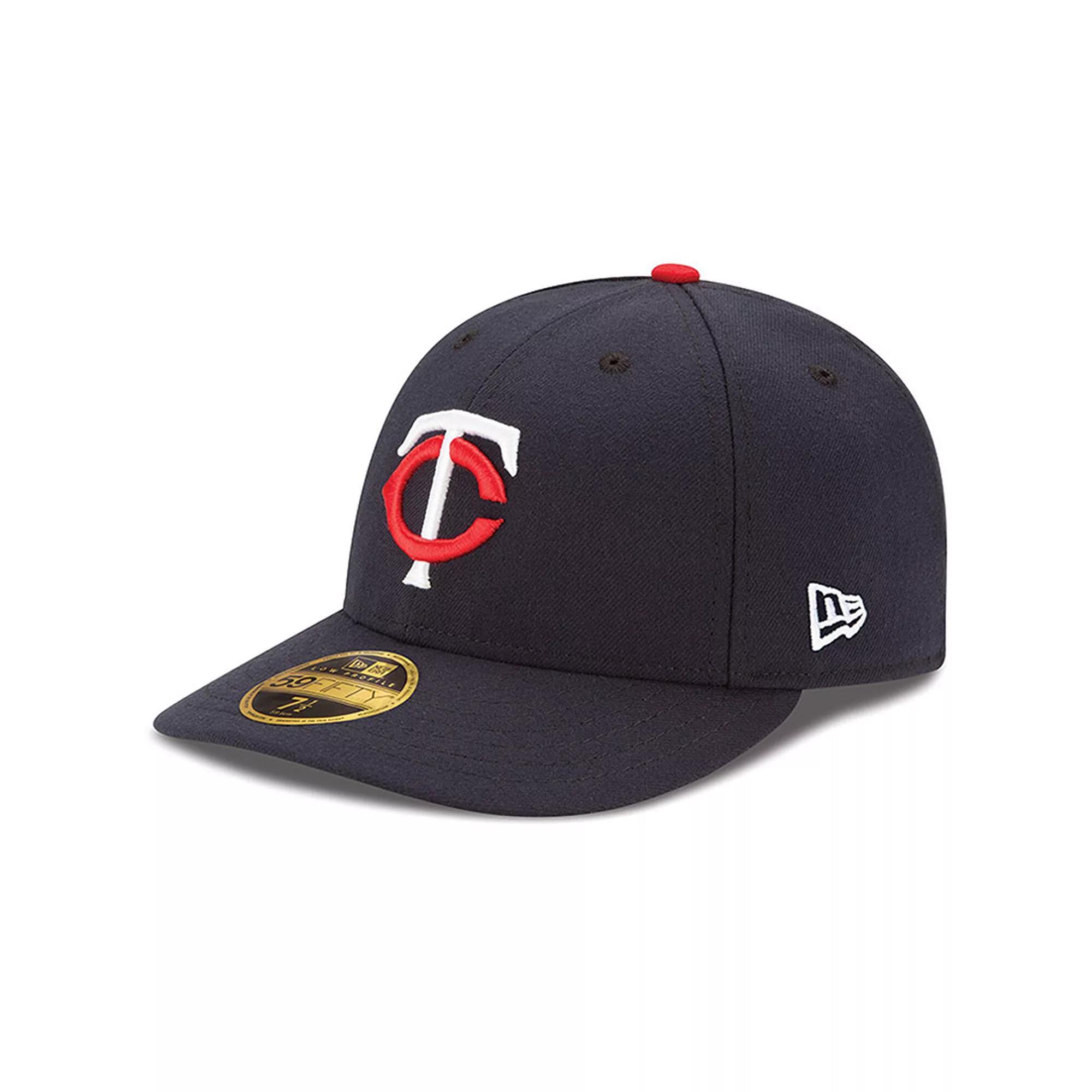 Men's New Era Navy Minnesota Twins Authentic Collection On Field Low Profile Home 59FIFTY Fitted Hat, Size: 7, Blue Product Image