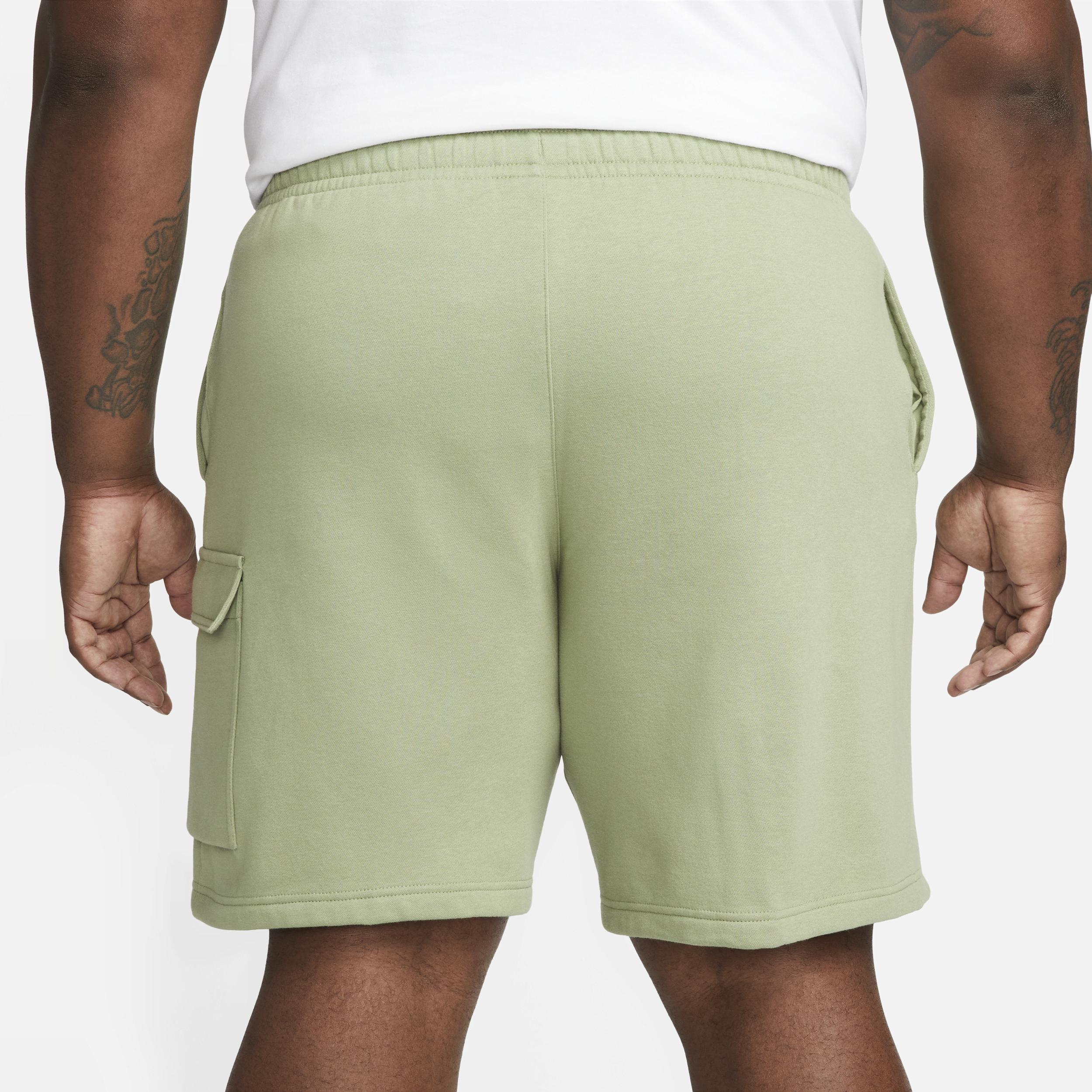 Nike Mens Cargo Club Shorts - Green/White Product Image