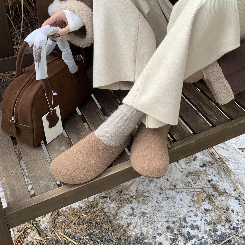 Plain Fluffy Mules Product Image