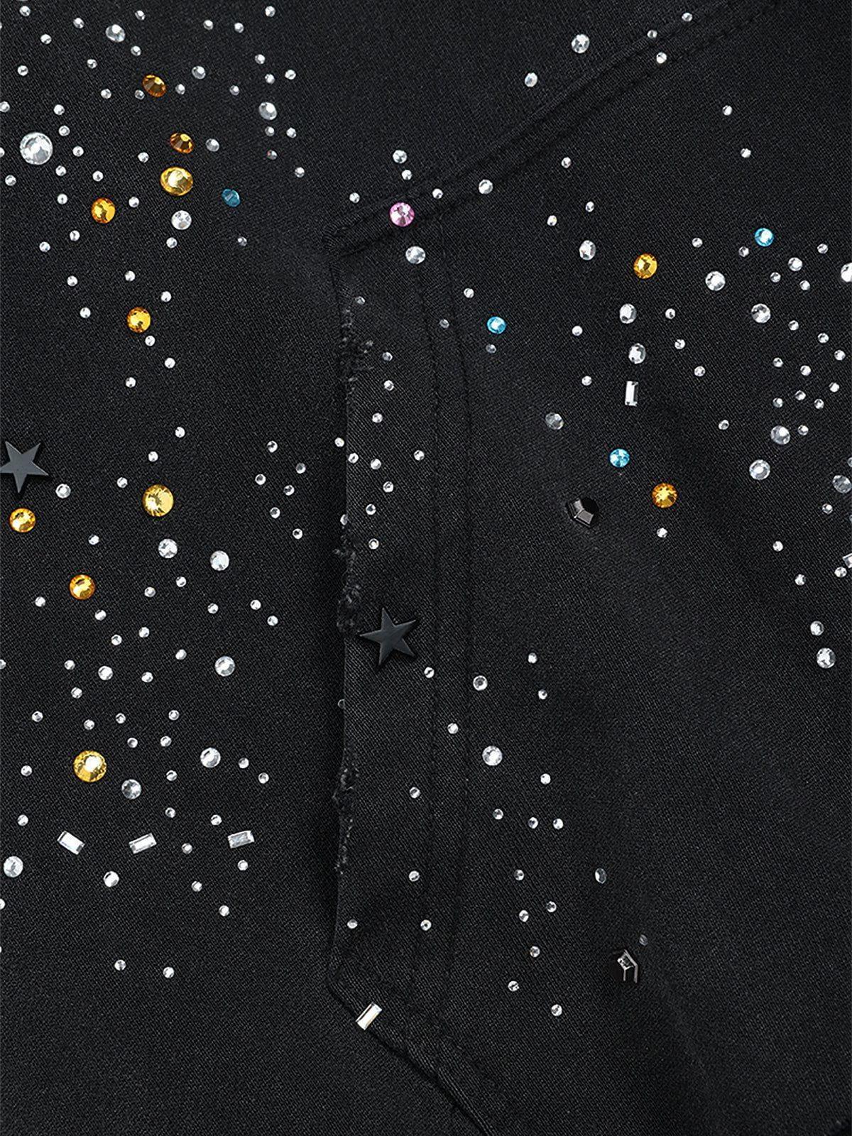Aelfric Eden Rhinestone Zip Up Hoodie Product Image