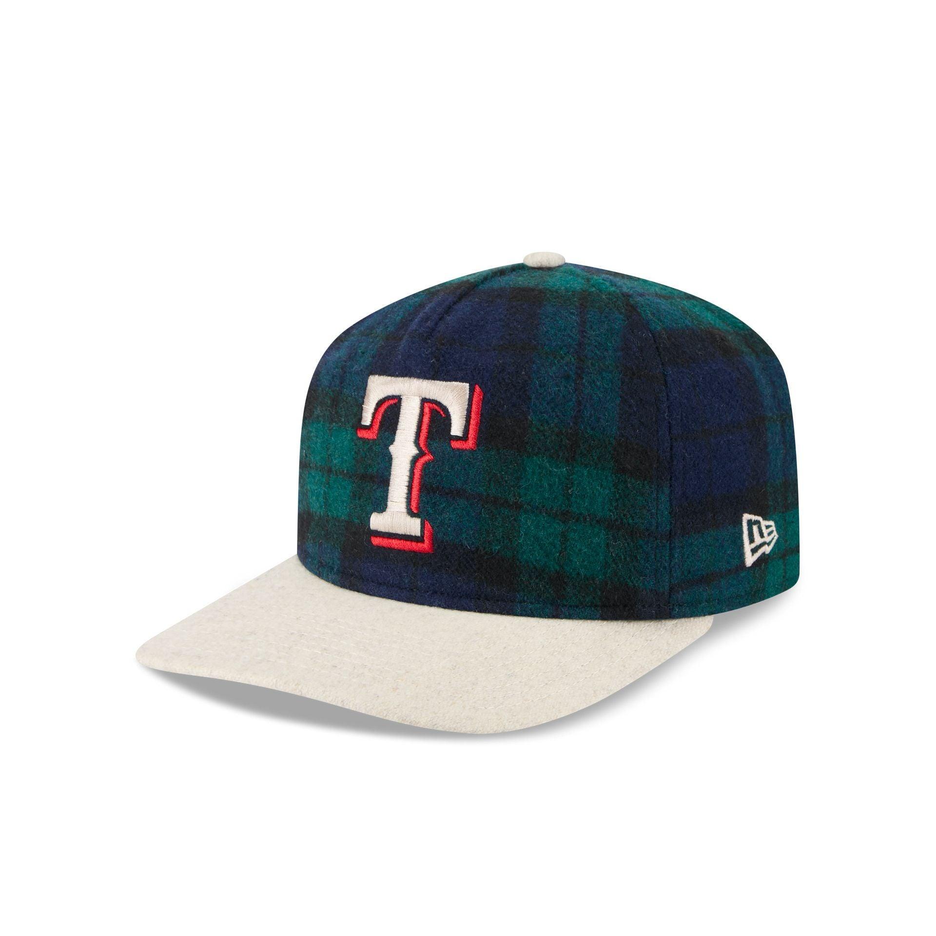 Texas Rangers Plaid Letterman 19TWENTY Adjustable Hat Male Product Image