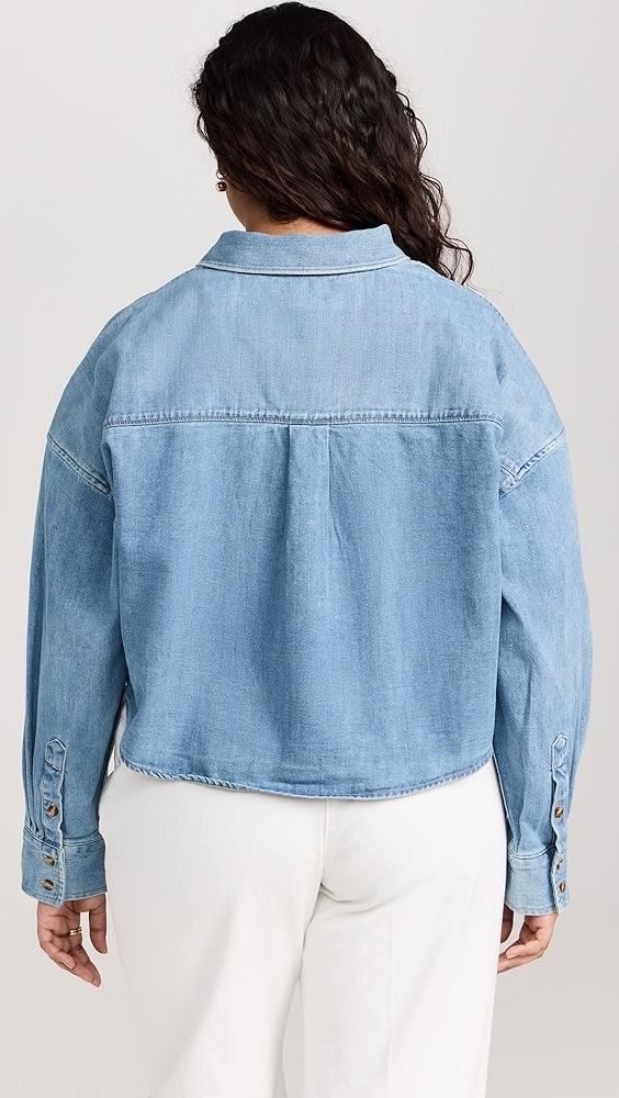 Favorite Daughter The Ex Boyfriend Crop Shirt | Shopbop Product Image
