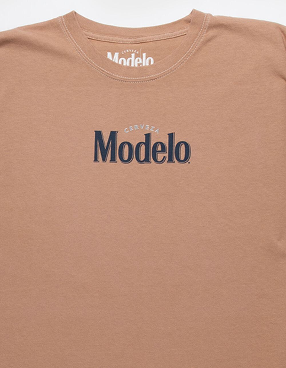 MODELO Logo Mens Tee - BROWN Product Image
