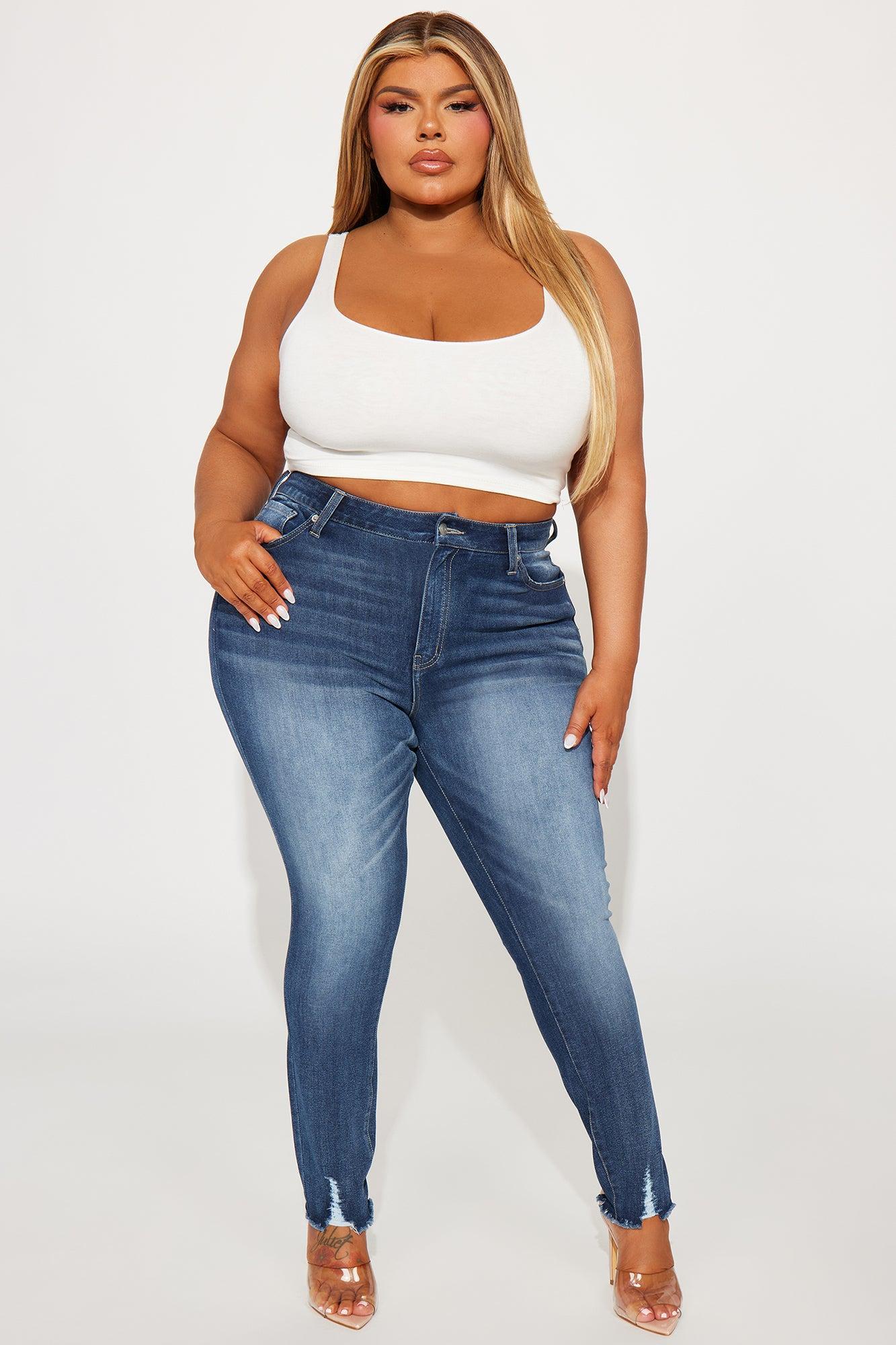 Make No Mistake Stretch Skinny Jeans - Medium Wash Product Image