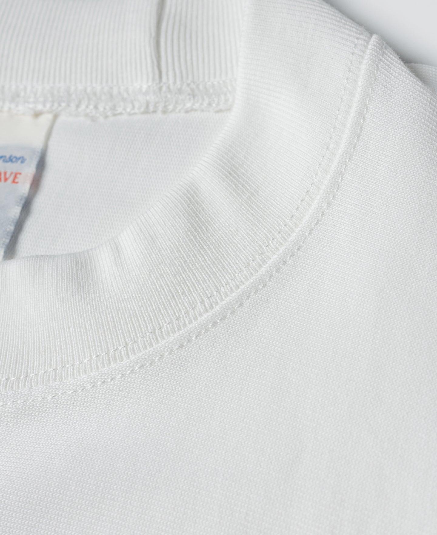 10.6 oz Reverse Weave T-Shirt - White Product Image