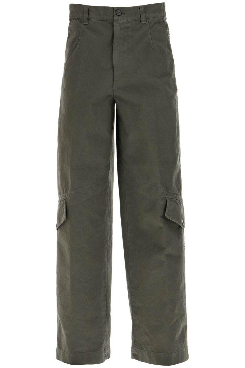 DRIES VAN NOTEN Pants In Grey Product Image