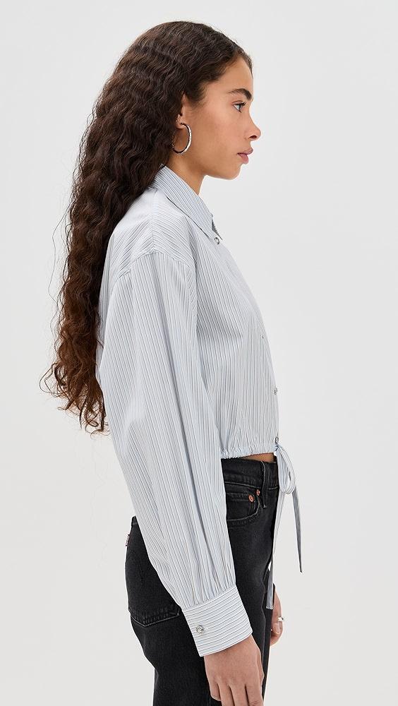 rag & bone Georgie Stripe Poplin Shirt | Shopbop Product Image