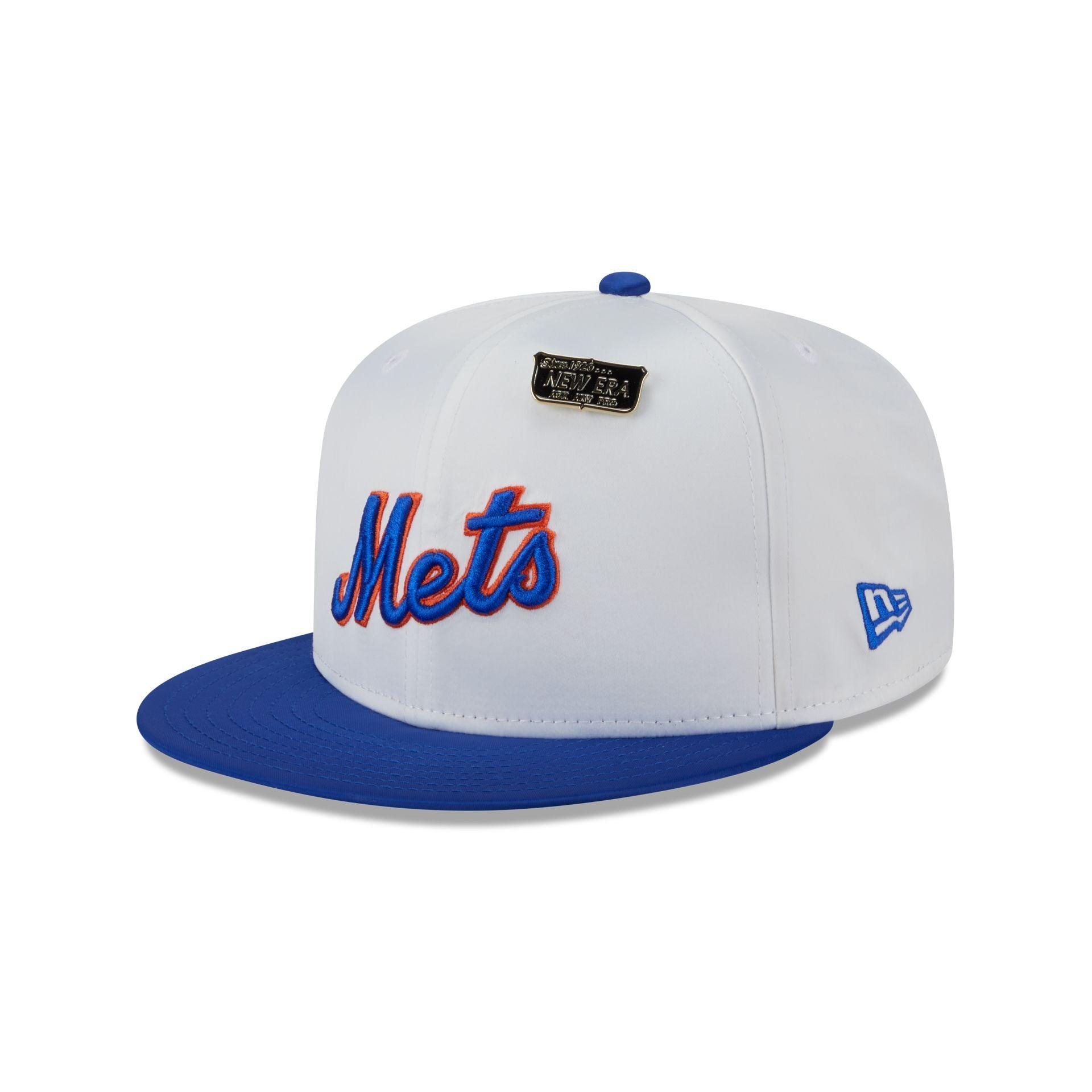 New York Mets Satin Pin 9FIFTY Snapback Hat Male Product Image