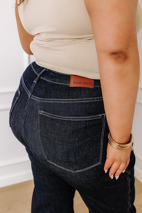 JUDY BLUE Saylor High Waist Wide Leg Jean Curves Product Image