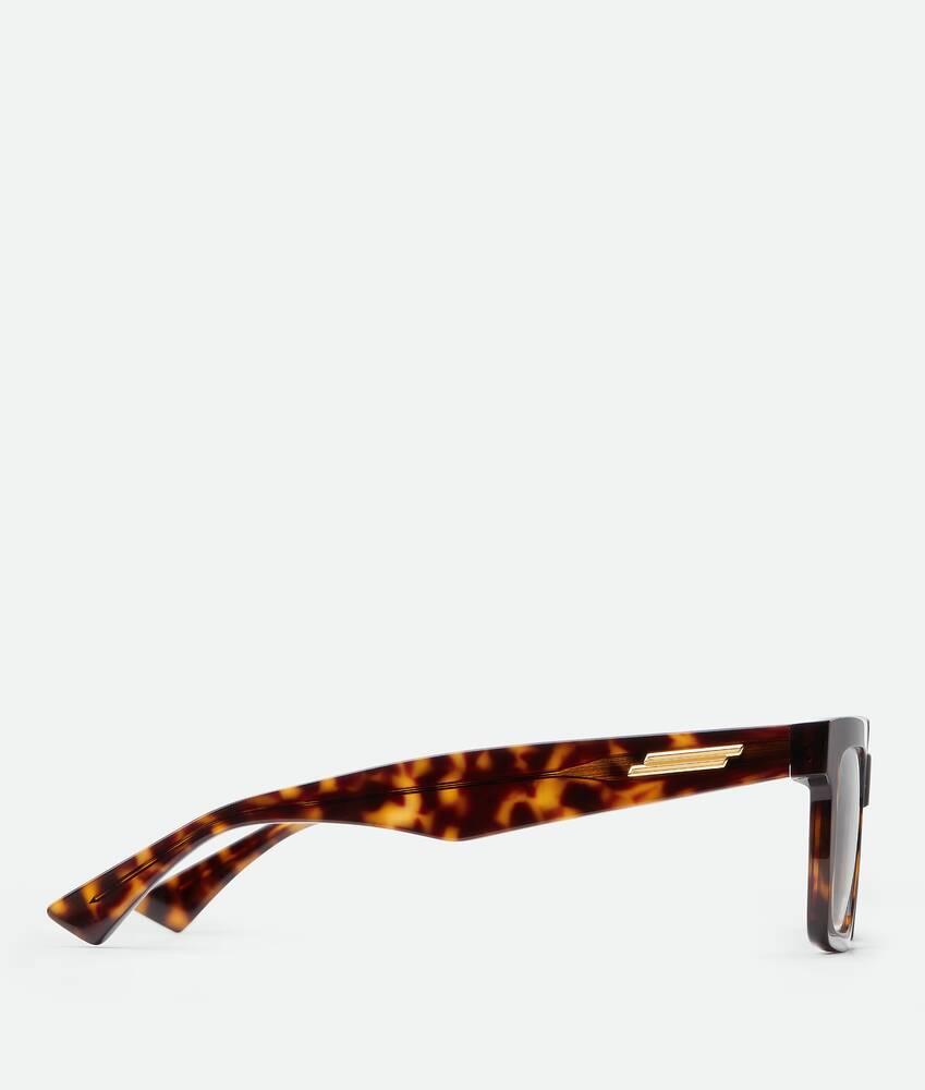 Men's Classic Recycled Acetate Square Eyeglasses in Havana/transparent Product Image
