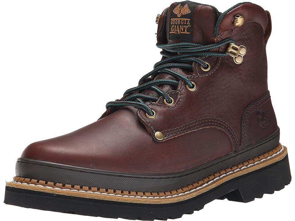 Georgia Boots Georgia Giant Men's 6-in. Work Boots, Size: 12 Wide, Soggy Brown Product Image