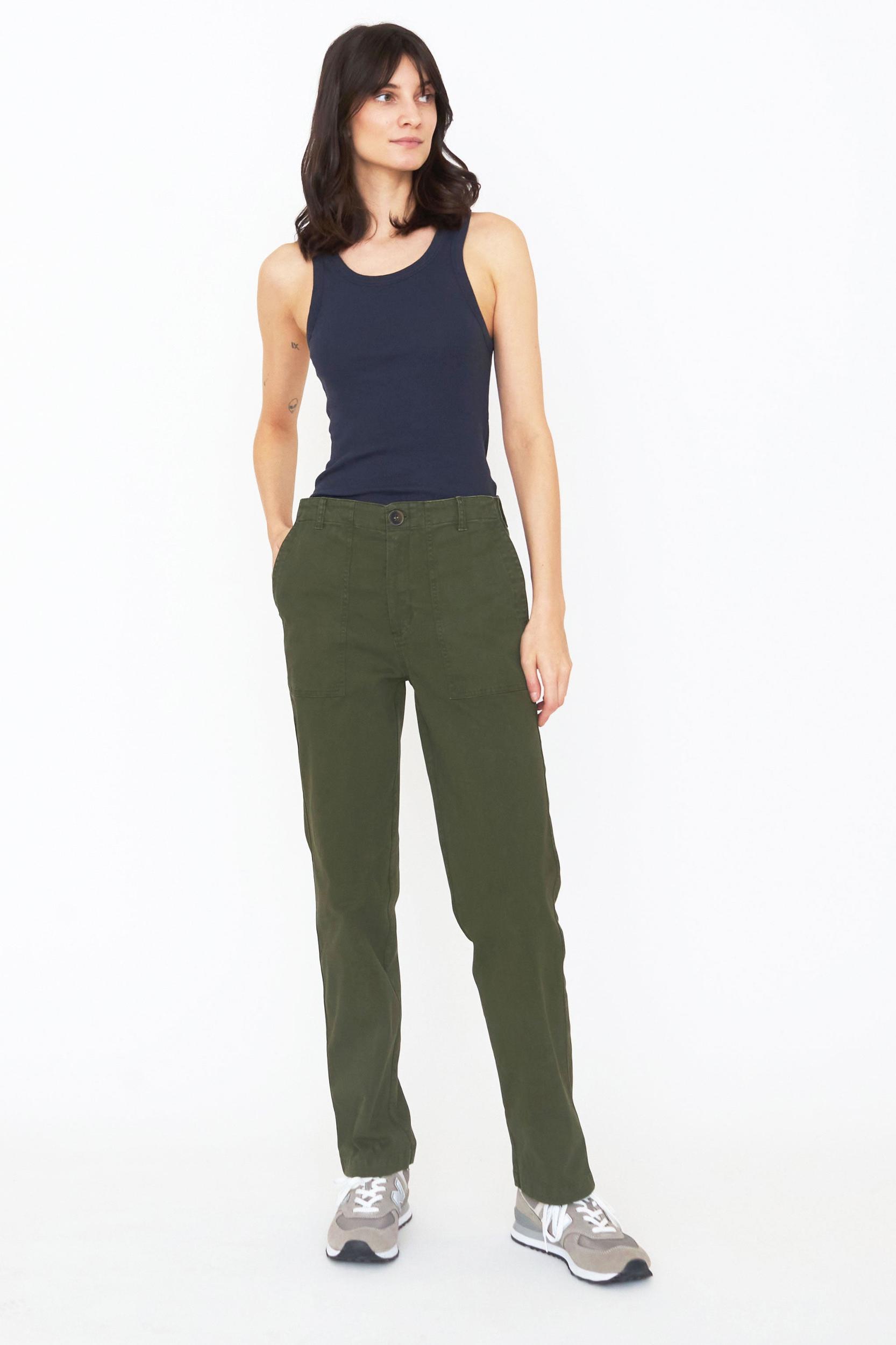 The City Pants - Olive Female Product Image