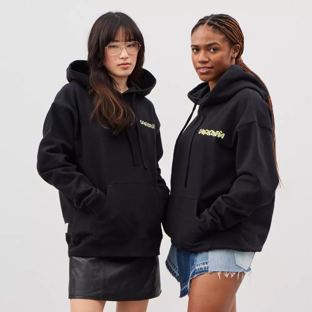 Hoodie With This Is Coachtopia Print Product Image