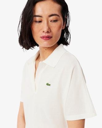 Relaxed Fit Fluid Piqué Polo Shirt Product Image